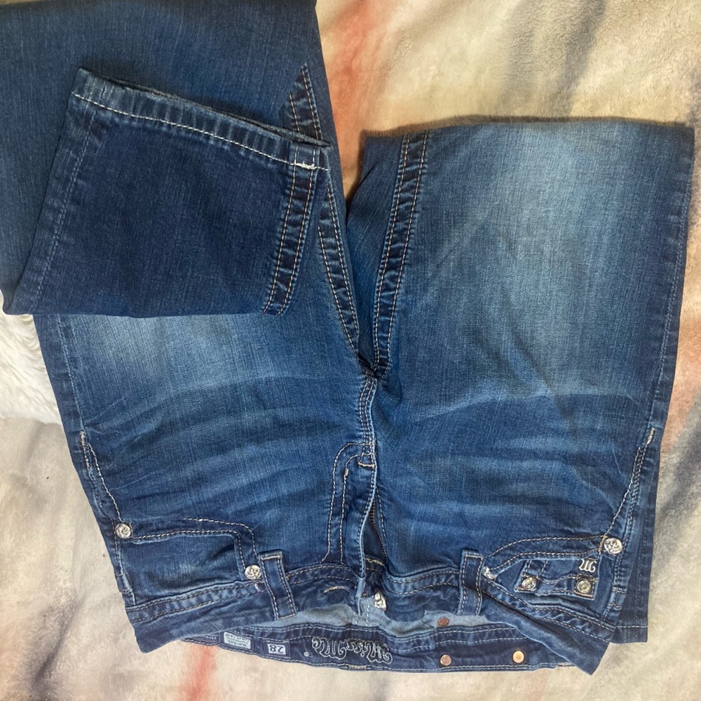 Miss Me Dark Blue Boot Cut Jeans